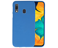 BackCover Hoesje Color Telefoonhoesje voor Samsung Galaxy A30 - Navy