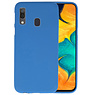 BAOHU BackCover Hoesje Color Telefoonhoesje Samsung Galaxy A30 - Navy