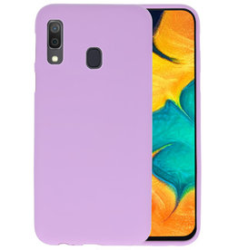 BAOHU BackCover Hoesje Color Telefoonhoesje Samsung Galaxy A30 - Paars