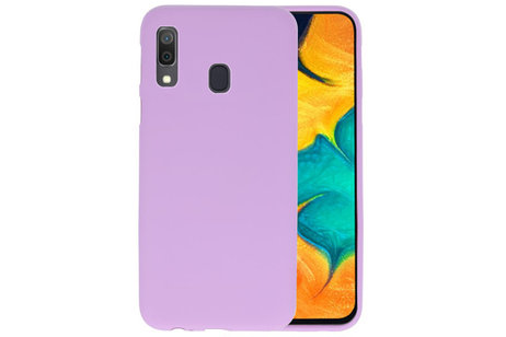 BackCover Hoesje Color Telefoonhoesje voor Samsung Galaxy A30 - Paars