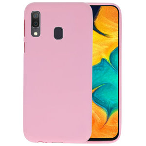 BackCover Hoesje Color Telefoonhoesje voor Samsung Galaxy A30 - Roze