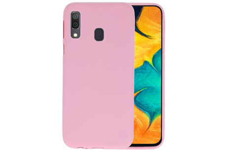 BackCover Hoesje Color Telefoonhoesje voor Samsung Galaxy A30 - Roze