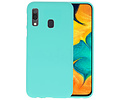 BackCover Hoesje Color Telefoonhoesje voor Samsung Galaxy A30 - Turquoise