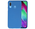 BackCover Hoesje Color Telefoonhoesje voor Samsung Galaxy A40 - Navy