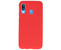 BackCover Hoesje Color Telefoonhoesje voor Samsung Galaxy A40 - Rood