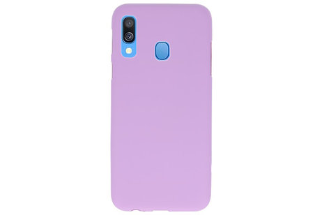 BackCover Hoesje Color Telefoonhoesje voor Samsung Galaxy A40 - Paars