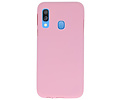 BackCover Hoesje Color Telefoonhoesje voor Samsung Galaxy A40 - Roze