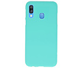 BackCover Hoesje Color Telefoonhoesje voor Samsung Galaxy A40 - Turquoise