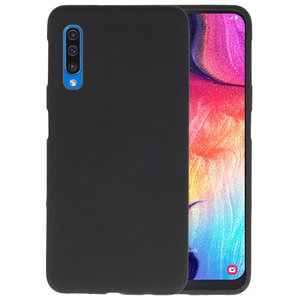 BackCover Hoesje Color Telefoonhoesje voor Samsung Galaxy A50 - Zwart