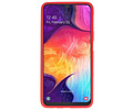 BAOHU Hoesje Geschikt voor de Samsung Galaxy A50 - Backcover Color Telefoonhoesje - Rood