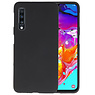 BAOHU BackCover Hoesje Color Telefoonhoesje Samsung Galaxy A70 - Zwart
