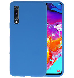 BAOHU BackCover Hoesje Color Telefoonhoesje Samsung Galaxy A70 - Navy