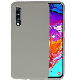 BAOHU BackCover Hoesje Color Telefoonhoesje Samsung Galaxy A70 - Grijs