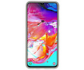 BAOHU Hoesje Geschikt voor de Samsung Galaxy A70 - Backcover Color Telefoonhoesje - Grijs