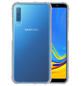 BAOHU Schokbestendig Back Cover Hoesje Samsung Galaxy A7 2018 Transparant