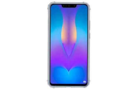 BAOHU Schokbestendig Back Cover Hoesje - Shockproof Telefoonhoesje -  Geschikt voor  Huawei P Smart Plus - Transpara