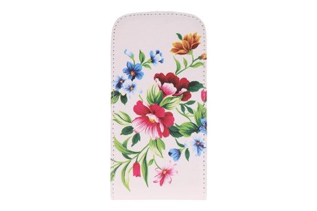 Bloem Flip Hoes - Hoesje Geschikt voor Samsung Galaxy S3 I9300