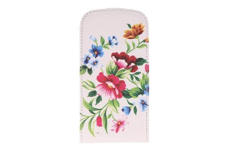 Bloem Flip Hoes - Hoesje Geschikt voor Samsung Galaxy S4 I9500