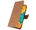 BAOHU Hoesje Geschikt voor Samsung Galaxy A30 - Kaarthouder Book Case Telefoonhoesje - Bruin