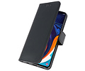 BAOHU Hoesje Geschikt voor Samsung Galaxy A60 - Kaarthouder Book Case Telefoonhoesje - Zwart