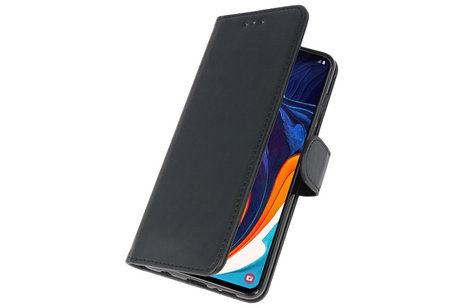 BAOHU Hoesje Geschikt voor Samsung Galaxy A60 - Kaarthouder Book Case Telefoonhoesje - Zwart