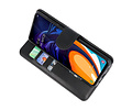BAOHU Hoesje Geschikt voor Samsung Galaxy A60 - Kaarthouder Book Case Telefoonhoesje - Zwart
