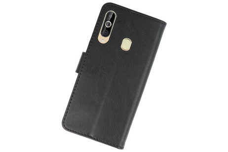 Samsung Galaxy A60 Hoesje Kaarthouder Book Case Telefoonhoesje Zwart