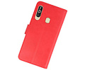 Samsung Galaxy A60 Hoesje Kaarthouder Book Case Telefoonhoesje Rood