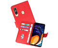 Samsung Galaxy A60 Hoesje Kaarthouder Book Case Telefoonhoesje Rood