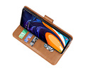 BAOHU Hoesje Geschikt voor Samsung Galaxy A60 - Kaarthouder Book Case Telefoonhoesje - Bruin