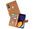 Samsung Galaxy A60 Hoesje Kaarthouder Book Case Telefoonhoesje Bruin