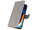 BAOHU Hoesje Geschikt voor Samsung Galaxy A60 - Kaarthouder Book Case Telefoonhoesje - Grijs