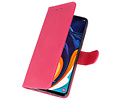 BAOHU Hoesje Geschikt voor Samsung Galaxy A60 - Kaarthouder Book Case Telefoonhoesje - Roze