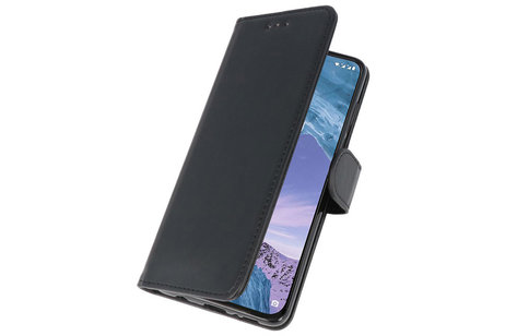 Hoesje Geschikt voor de Nokia X71 - Kaarthouder Book Case Telefoonhoesje - Zwart