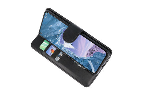 BAOHU Hoesje Geschikt voor de Nokia X71 - Kaarthouder Book Case Telefoonhoesje - Zwart