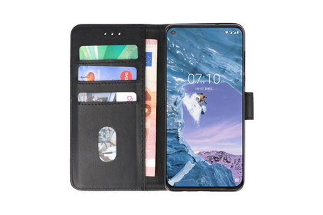 BAOHU Hoesje Geschikt voor de Nokia X71 - Kaarthouder Book Case Telefoonhoesje - Zwart