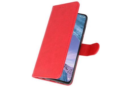 BAOHU Hoesje Geschikt voor de Nokia X71 - Kaarthouder Book Case Telefoonhoesje - Rood