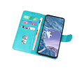 BAOHU Hoesje Geschikt voor de Nokia X71 - Kaarthouder Book Case Telefoonhoesje - Groen