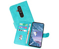 BAOHU Hoesje Geschikt voor de Nokia X71 - Kaarthouder Book Case Telefoonhoesje - Groen