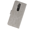 Hoesje Geschikt voor de Nokia X71 - Kaarthouder Book Case Telefoonhoesje - Grijs
