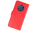 BAOHU Hoesje Geschikt voor de Nokia 9 PureView - Kaarthouder Book Case Telefoonhoesje - Rood