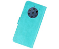 BAOHU Hoesje Geschikt voor de Nokia 9 PureView - Kaarthouder Book Case Telefoonhoesje - Groen
