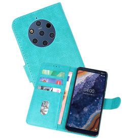 BAOHU Nokia 9 PureView Hoesje Kaarthouder Book Case Telefoonhoesje Groen