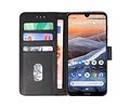 BAOHU Hoesje Geschikt voor Nokia 3.2 - Kaarthouder Book Case Telefoonhoesje - Zwart