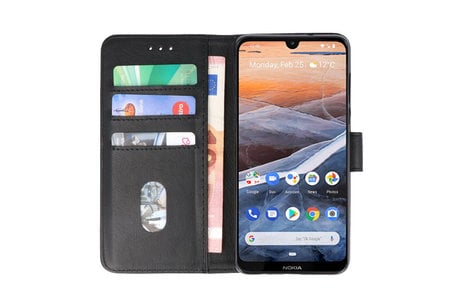 BAOHU Hoesje Geschikt voor Nokia 3.2 - Kaarthouder Book Case Telefoonhoesje - Zwart
