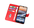 BAOHU Hoesje Geschikt voor Nokia 3.2 - Kaarthouder Book Case Telefoonhoesje - Rood