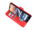 BAOHU Hoesje Geschikt voor Nokia 3.2 - Kaarthouder Book Case Telefoonhoesje - Rood