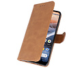 BAOHU Hoesje Geschikt voor Nokia 3.2 - Kaarthouder Book Case Telefoonhoesje - Bruin