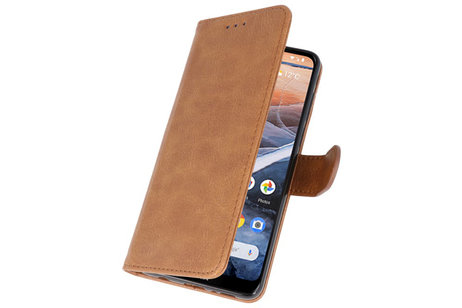BAOHU Hoesje Geschikt voor Nokia 3.2 - Kaarthouder Book Case Telefoonhoesje - Bruin