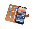 BAOHU Hoesje Geschikt voor Nokia 3.2 - Kaarthouder Book Case Telefoonhoesje - Bruin